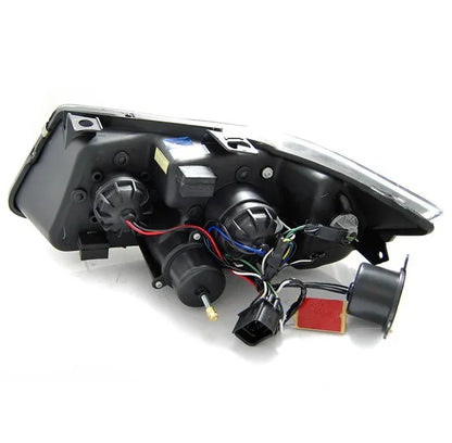 ⭐Fari adatto per BMW E90 E91 2005-2008 neri con frecce LED⭐