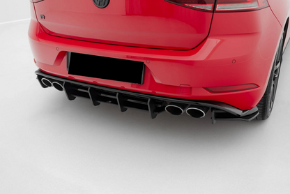 💫ART.8648 Street Pro Diffusore Posteriore adatto per VW Golf R Mk7 FL💫