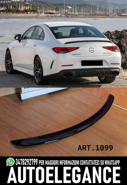 SPOILER BAGAGLIAIO CLS C257 2019+ LOOK AMG NERO LUCIDO 1099