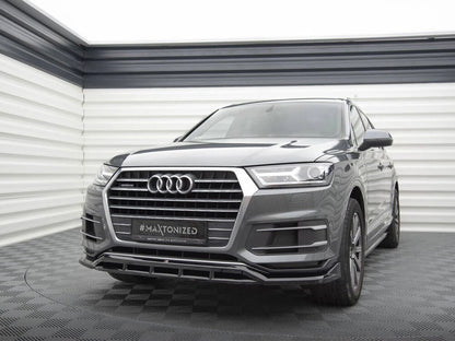 💕Splitter  adatto per  AUDI Q7 MK2 nero  lucido💕