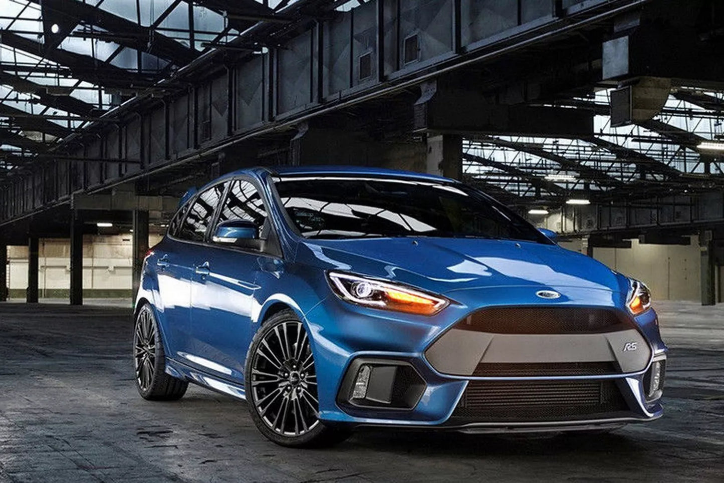 😎Faro proiettore led drl per Ford Focus III Mk3 15-17 Bi-Xenon look flusso😎