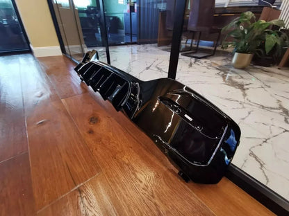 ⭐ DIFFUSORE ADATTO PER BMW SERIE 1 F20 F21 MSPORT 2015-2019 NERO LUCIDO⭐
