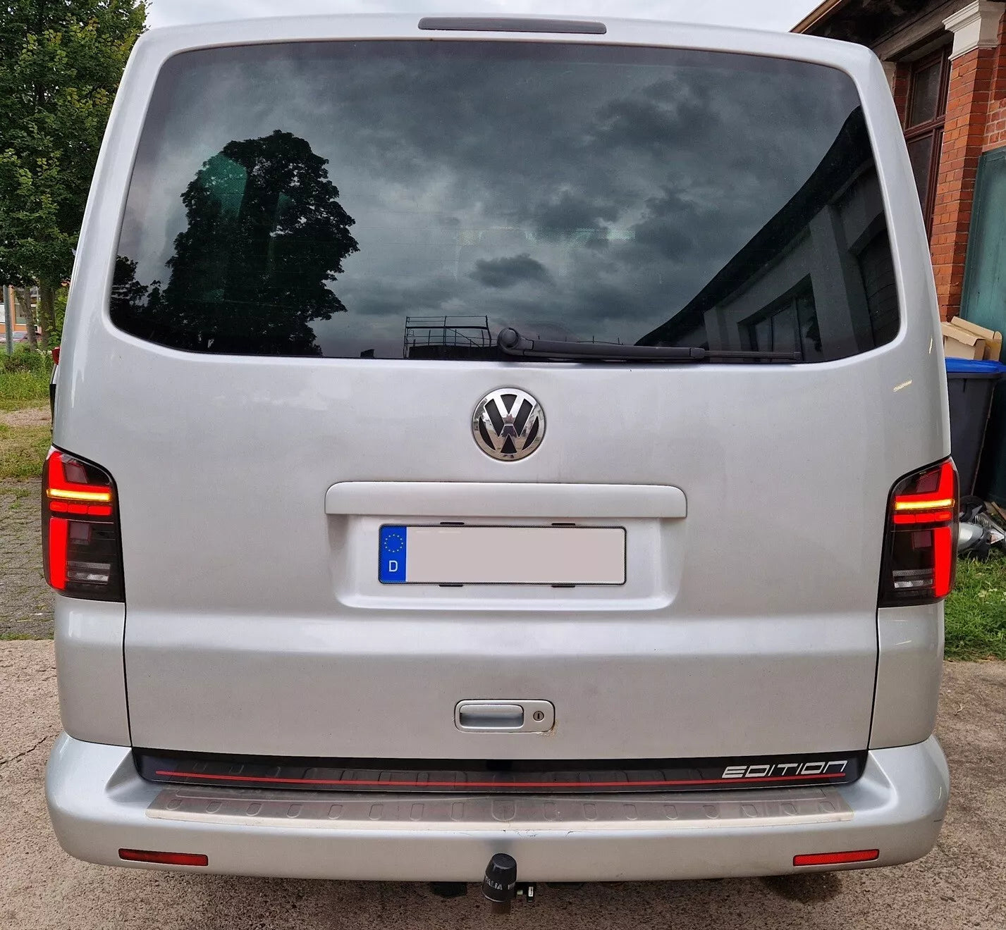 Luci posteriori LED Full LED per VW T5 Bus 10-15 nero fumo portellone posteriore