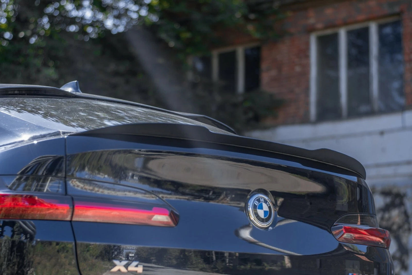 💕 Spoiler adatto per   BMW X4 M Sport G02  nero lucido 💕