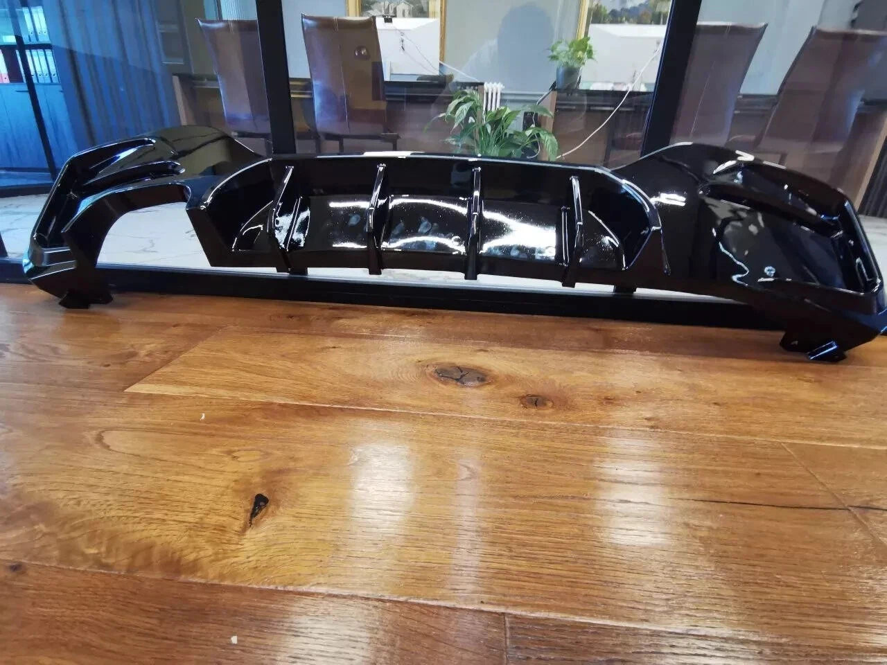 ⭐ DIFFUSORE ADATTO PER BMW SERIE 1 F20 F21 MSPORT 2015-2019 NERO LUCIDO⭐