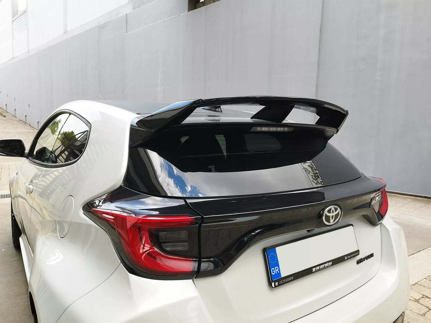 SPOILER TETTO POSTERIORE PER TOYOTA GR YARIS MK4 (2020-) PU NON VERNICIATO