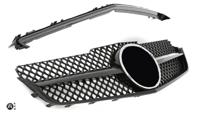 Griglia sportiva per Mercedes W207 E Coupé Cabrio nero lucido AMG
