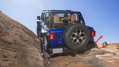 Paraurti posteriore in metallo per Jeep Wrangler JL 18+ 10th Anniversary