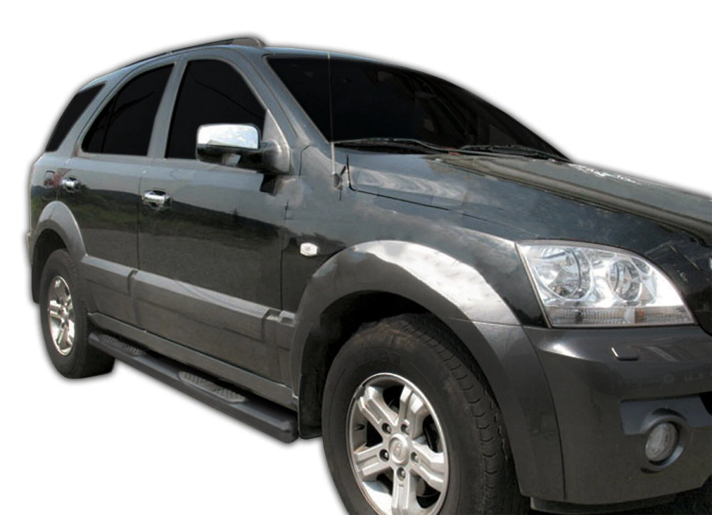 🔥ART.8592 BARRE LATERALI PEDANE INOX KIA SORENTO 2002-2008🔥