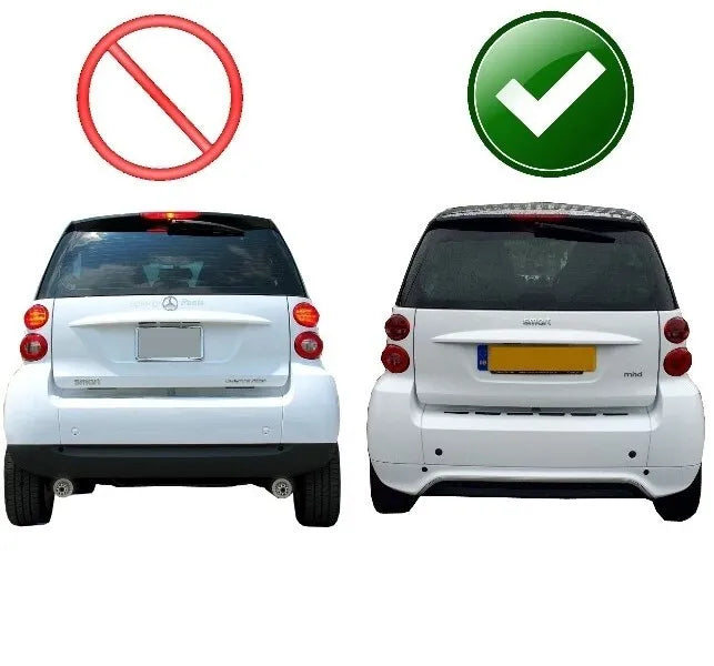⭐Diffusore posteriore Apertura Spoiler per Smart ForTwo 451 Facelift 2012-2015⭐