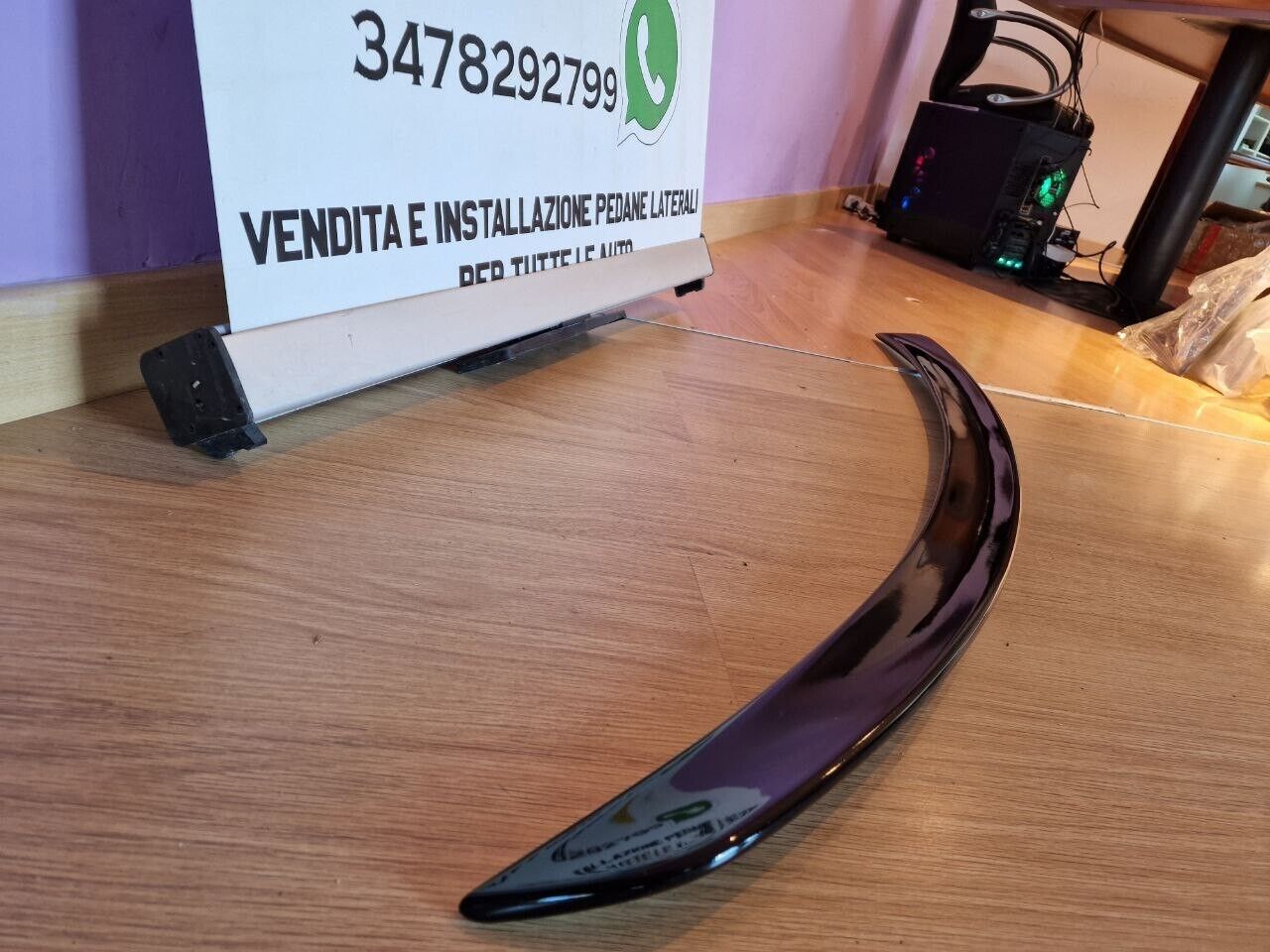 SPOILER BAGAGLIAIO CLS C257 2019+ LOOK AMG NERO LUCIDO 1099