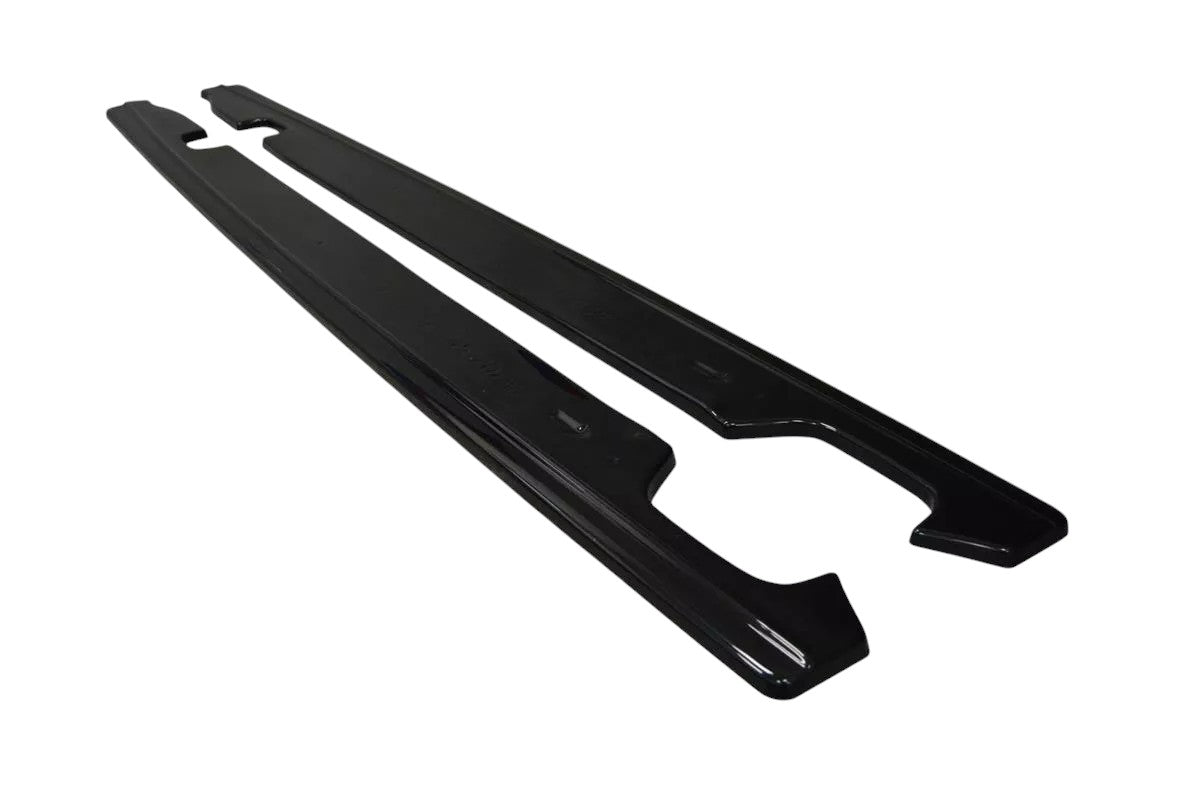 ✨Minigonne laterali design nero lucido ABS adatto per Audi A6 C7 S-Line FL ✨
