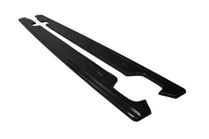 ✨Minigonne laterali design nero lucido ABS adatto per Audi A6 C7 S-Line FL ✨
