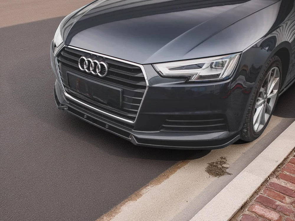 ✨Splitter Anteriore V1 in ABS Nero Lucido per Audi A4 B9 (2015–2019) ✨ (Copia)
