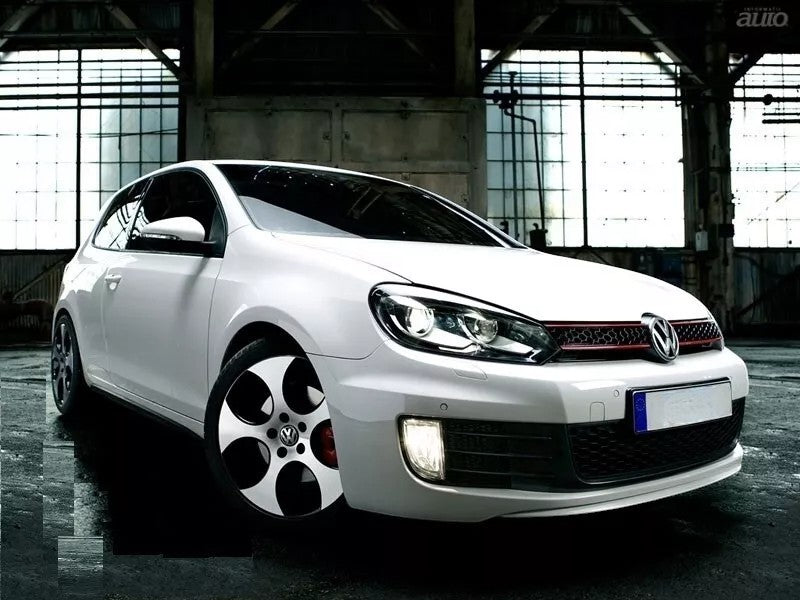 🔥Paraurti anteriore per VW Golf VI 6 08-13 Griglia Fendinebbia GTI Look🔥