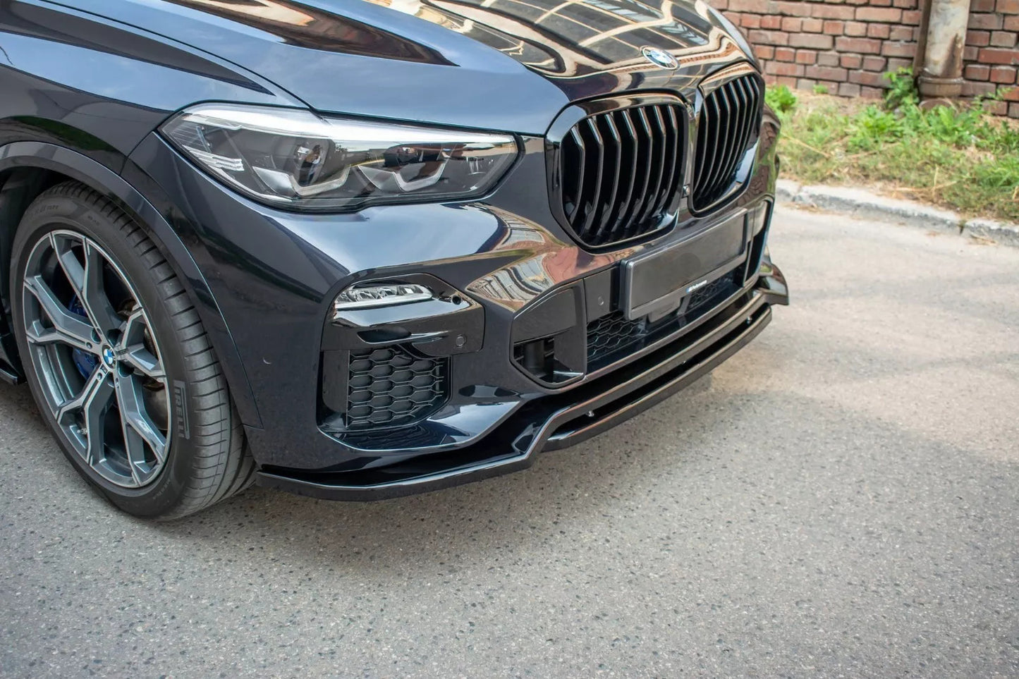 🔥Splitter Anteriore in ABS Nero Lucido per BMW X5 G05 M Sport 🔥