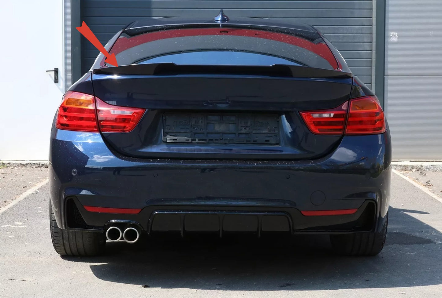 ✨Spoiler bagagliaio Ala per BMW Serie 4 F36 Gran Coupé 2014-2019 M4 Design Nero✨