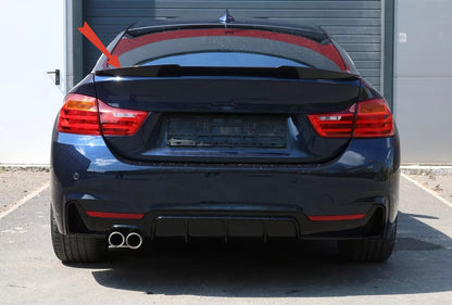 ✨Spoiler bagagliaio Ala per BMW Serie 4 F36 Gran Coupé 2014-2019 M4 Design Nero✨