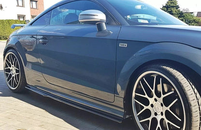 ✨Gonne Laterali in ABS Nero Lucido per Audi TTS Mk2 (8J) Coupé/Roadster ✨