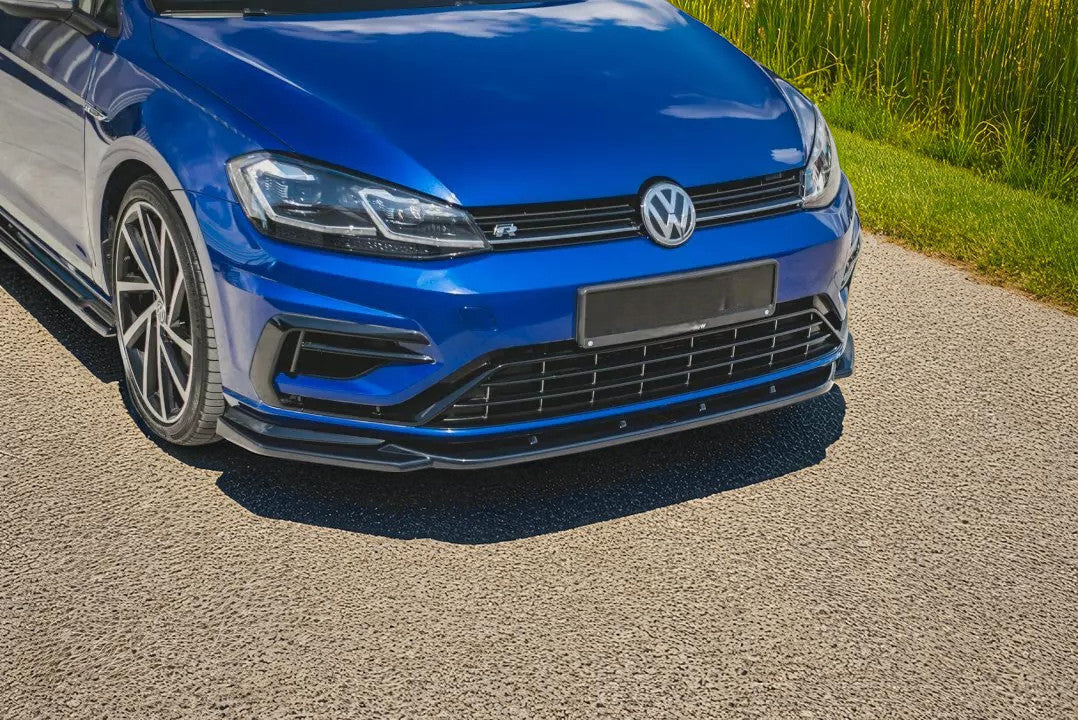 ✨Sdoppiatore Anteriore V9 in ABS Nero Lucido per Volkswagen Golf 7 R Facelift  ✨