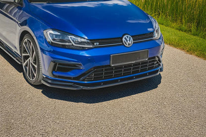 ✨Sdoppiatore Anteriore V9 in ABS Nero Lucido per Volkswagen Golf 7 R Facelift  ✨