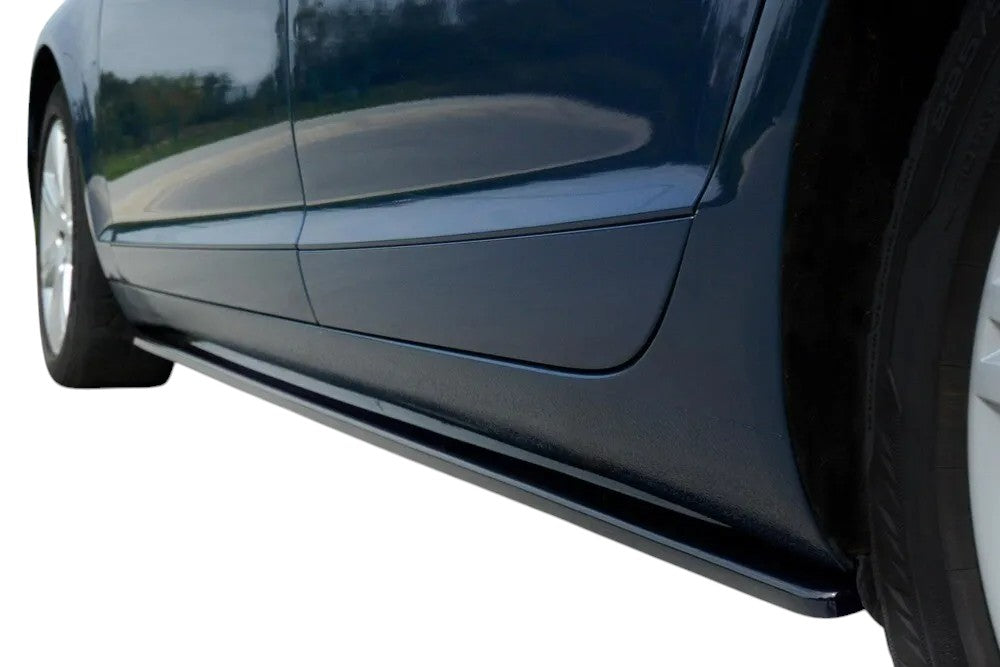 ✨MINIGONNE laterali design nero lucido ABS per AUDI A6 C8 2019+✨