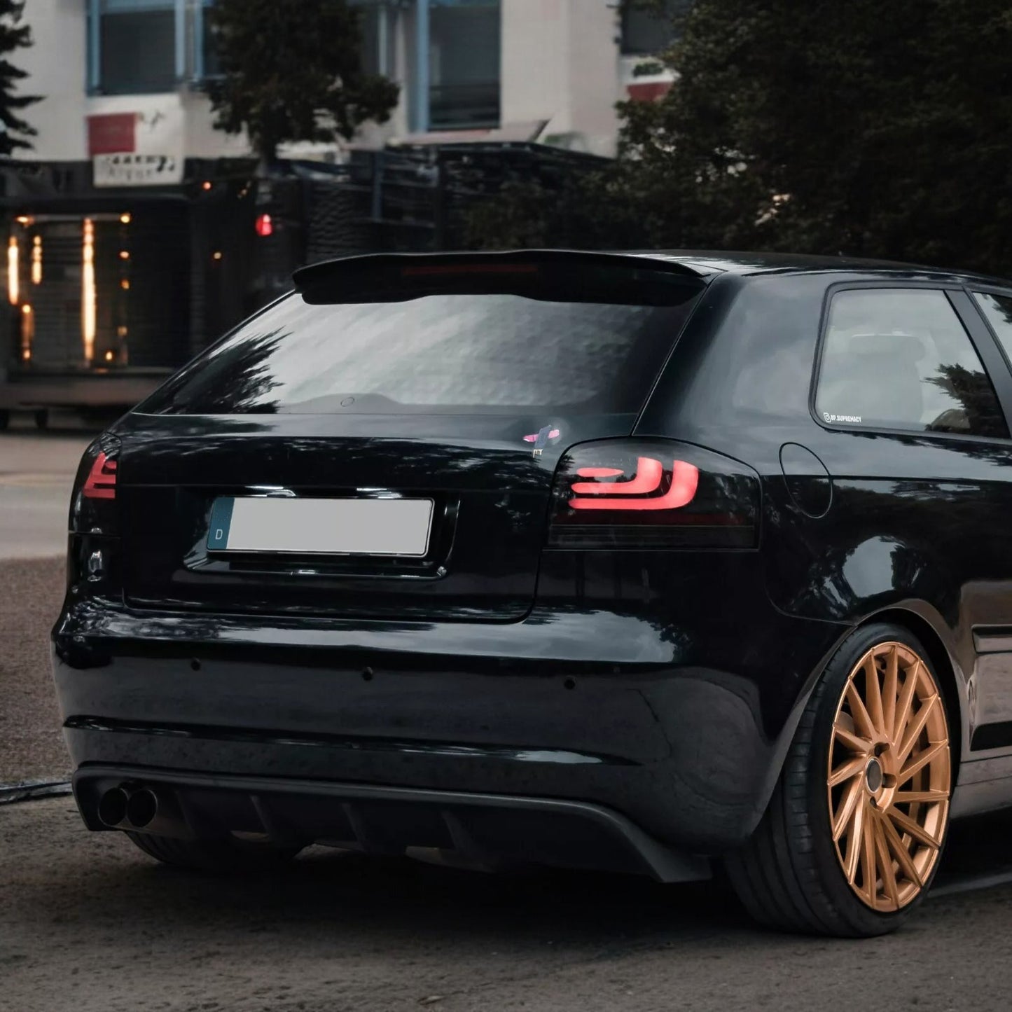 Luci posteriori LED per AUDI A3 8P luci posteriori nere frecce sinistra destra