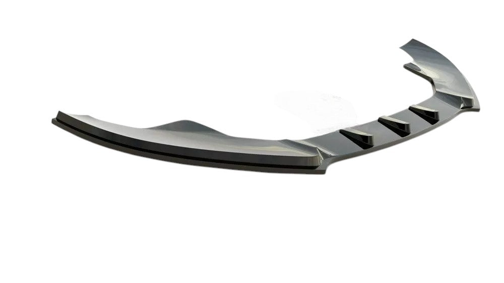 ✨Splitter anteriore design nero lucido ABS Per Audi S4 A4 S-Line B8✨