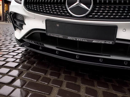 🔥Sdoppiatore Anteriore V2 in ABS Nero Lucido per Mercedes E53 AMG W213🔥