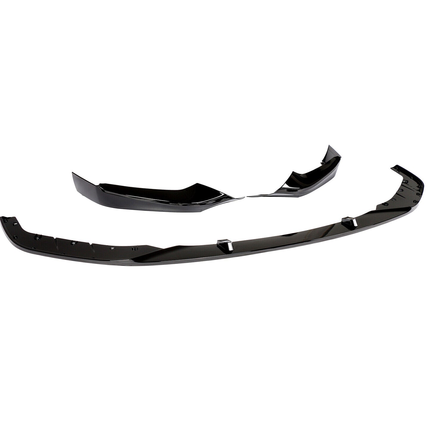 Front Spoiler Lip Suitable For BMW 5 Series G30 Before LCI 2020 Black 