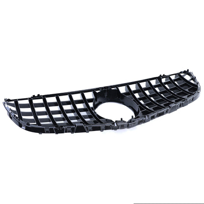 Griglia del radiatore sportiva nera cromata aftermarket compatibile con Mercedes GLC X253 Coupé C253 15-19