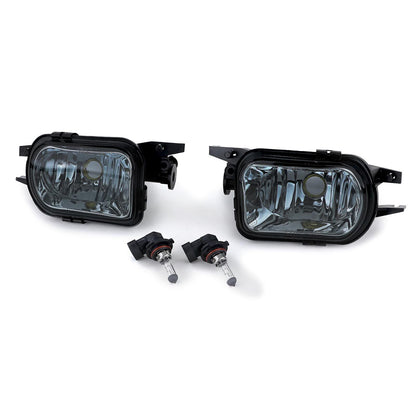 Set fendinebbia in vetro trasparente smoke nero aftermarket compatibile con Mercedes W203 CL203 C209 SLK R170