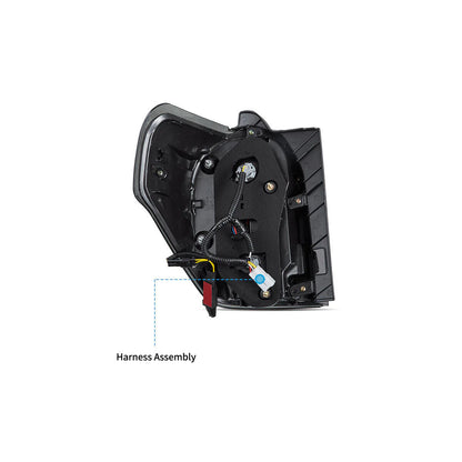 Coppia di luci posteriori a LED per Toyota 4Runner 2010-2023 con indicatore di direzione sequenziale