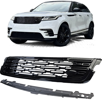 💕Griglia Upgrade Look Nero Lucido Adatto per Range Rover Velar L560 17-23💕