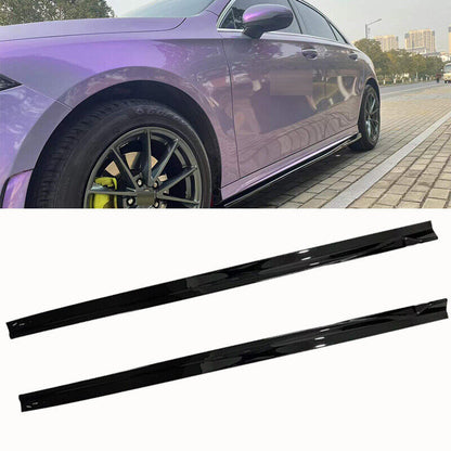 Side skirts suitable for Mercedes A-Class W177 sedan AMG Line A35 A45S 