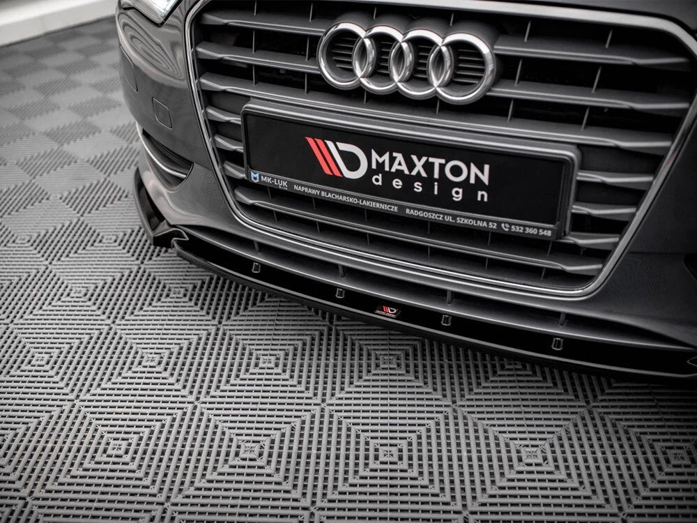 💕  Splitter  adatto  per  AUDI A3 8V Sportback  nero  lucido 💕