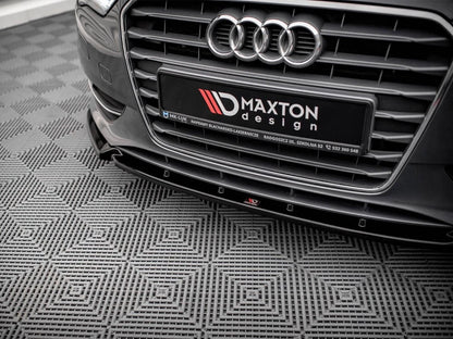 💕  Splitter  adatto  per  AUDI A3 8V Sportback  nero  lucido 💕