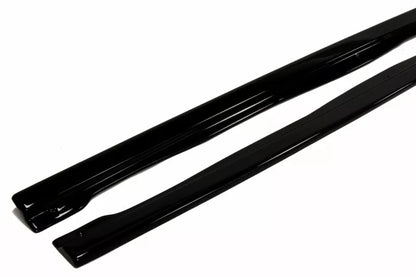 ✨MINIGONNE laterali design nero lucido ABS per Audi A6 C7 S Line 2011-2014✨