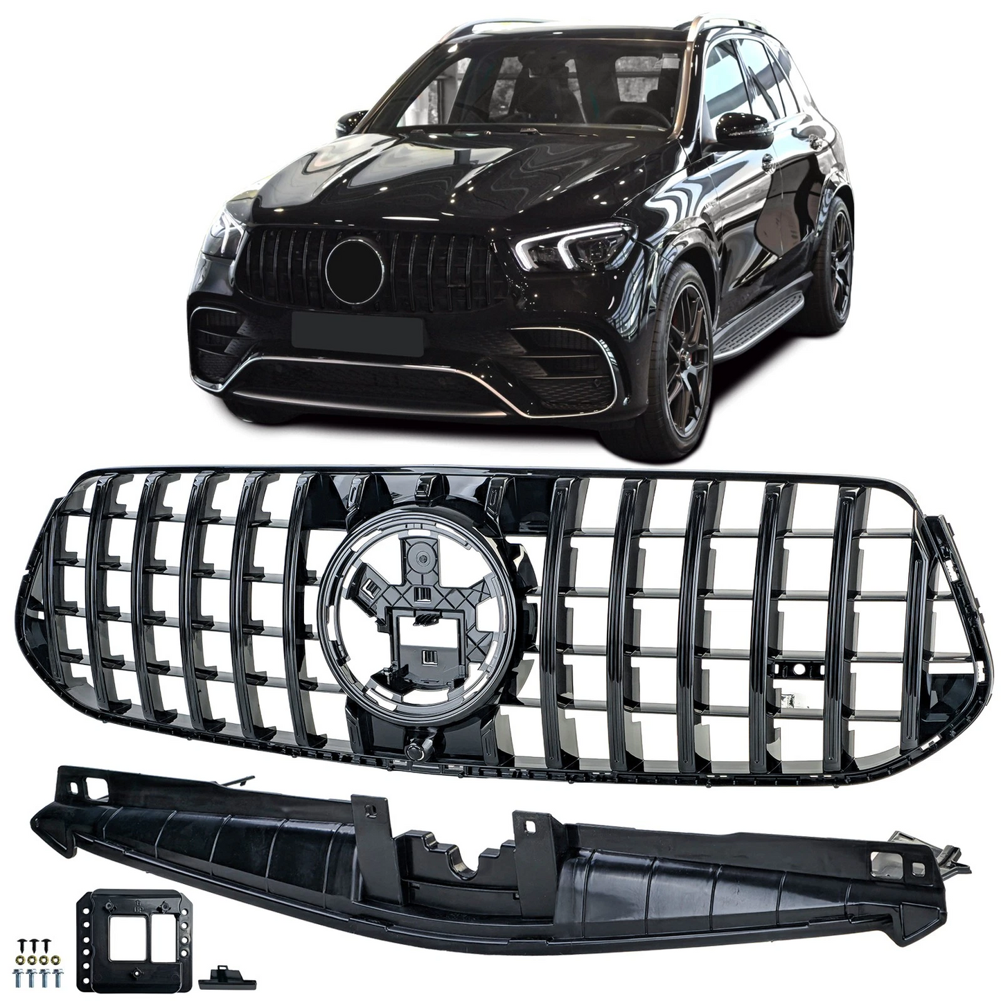 💕Griglia Sport Nero Lucido per Mercedes GLE V167 dal 2023💕