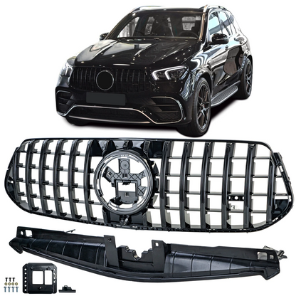 💕Griglia Sport Nero Lucido per Mercedes GLE V167 dal 2023💕