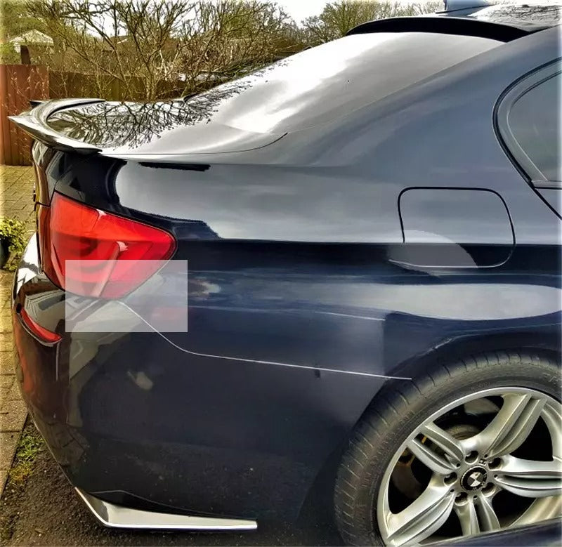 ⭐BMW 5 Series M5 F10 Gloss Black Rear Spoiler M4 Style Lip Wing⭐