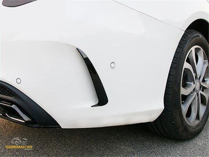AMG LOOK FLICS AERO FLAPS NERO ADATTO PER MERCEDES W205 CLASSE C AUTOELEGANCERICAMBI