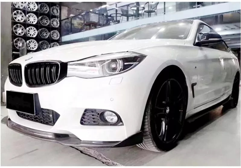✨SPLITTER NERO LUCIDO ADATTO PER BMW SERIE 3 GT F34 2012+ M SPORT LOOK HAMMAN ✨