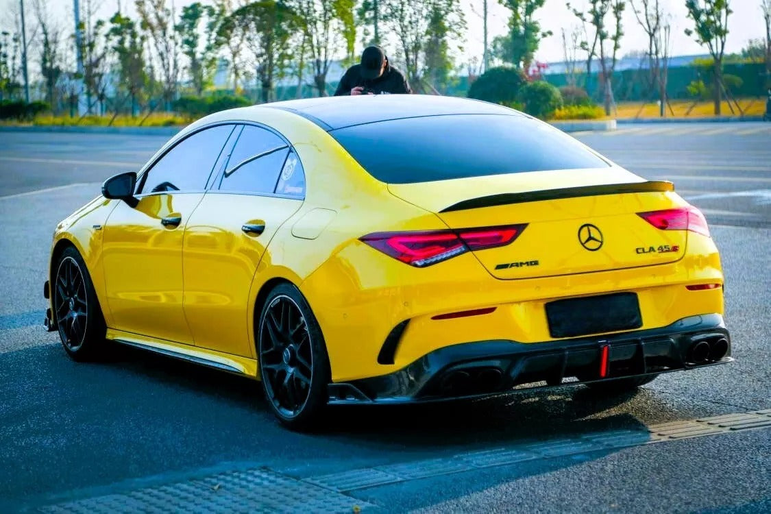 🤩Kit spoiler in fibra di carbonio adatto per Mercedes CLA Classe W118 C118🤩