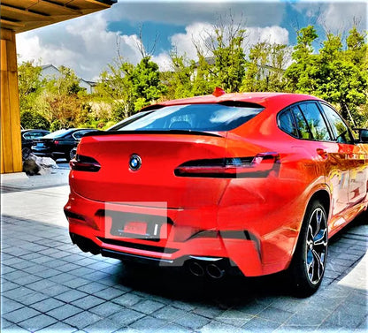 🖤Carbon Fiber Rear Spoiler KIT Fit For BMW X4 G02 X4M Sport🖤
