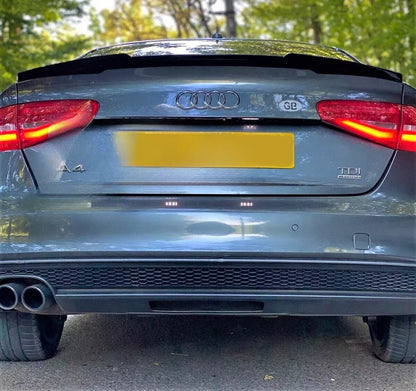 😍M4 Style Gloss Black Rear Spoiler Fit For Audi A4 B8.5😍 