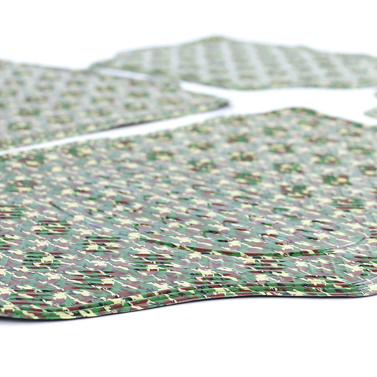 Car Rubber Mats Universal Tape Sheet Military Camouflage Look 