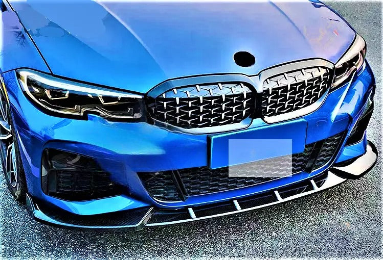 🧡Splitter Nero Lucido Adatto Per BMW Serie 3 G20 G21 M Sport Kit🧡