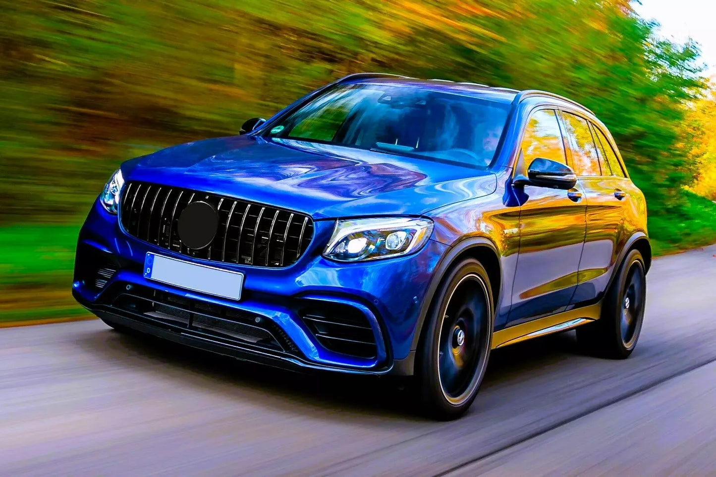 ✨Glossy Black GTR Grille SUITABLE FOR Mercedes GLC Class W253✨