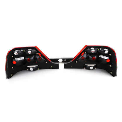 Fanali posteriori in vetro trasparente rosso/nero per Mercedes S W140 94-98